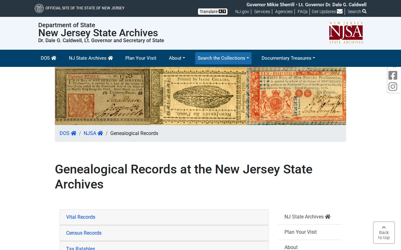 Rahway city directory State Archives genealogical collections